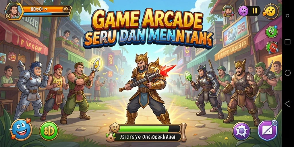 Tampilan gameplay seru dan menantang di 8ID.