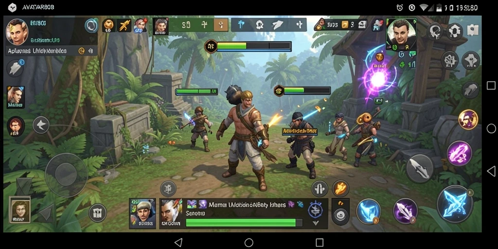 Tampilan antarmuka utama AVATAR808 yang sederhana dan intuitif.
