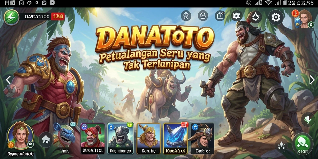 Tampilan gameplay seru di dunia petualangan penuh misteri.