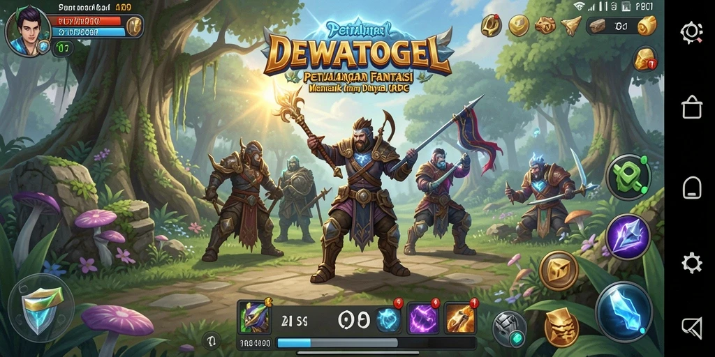 Tampilan menarik saat menjelajahi dunia DEWATOGEL