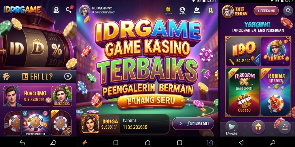 Screenshot IDRGAME menampilkan gameplay seru dengan berbagai pilihan permainan Kasino.