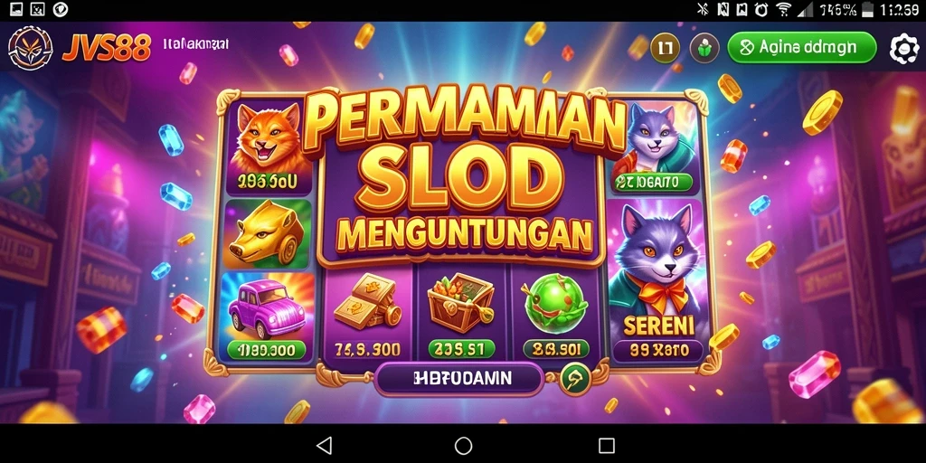 Tampilan menarik dari gameplay slot JVS88 yang memukau.