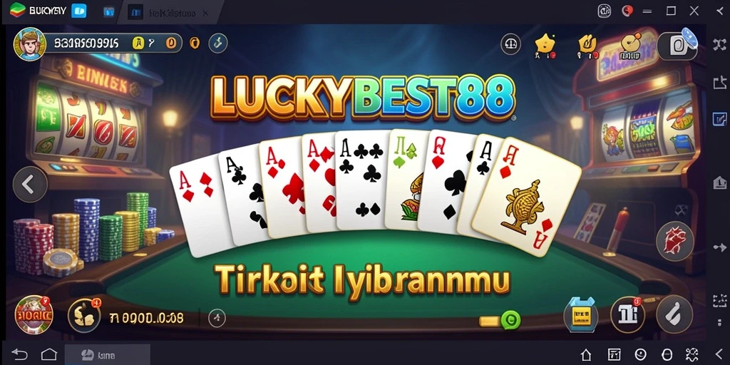Screenshot gameplay LUCKYBEST88 menampilkan serunya permainan Domino.