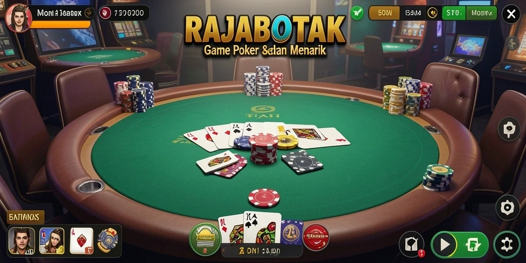 Gameplay seru dari RAJABOTAK yang menampilkan interaksi antar pemain.