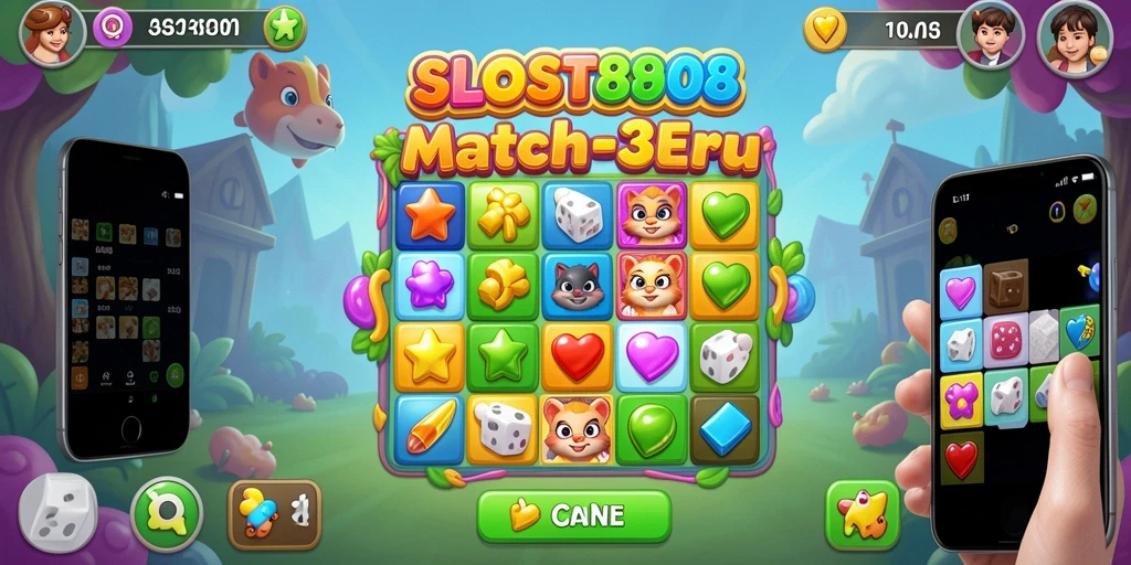 Screenshot gameplay SLOST8808 yang penuh warna dan menarik.